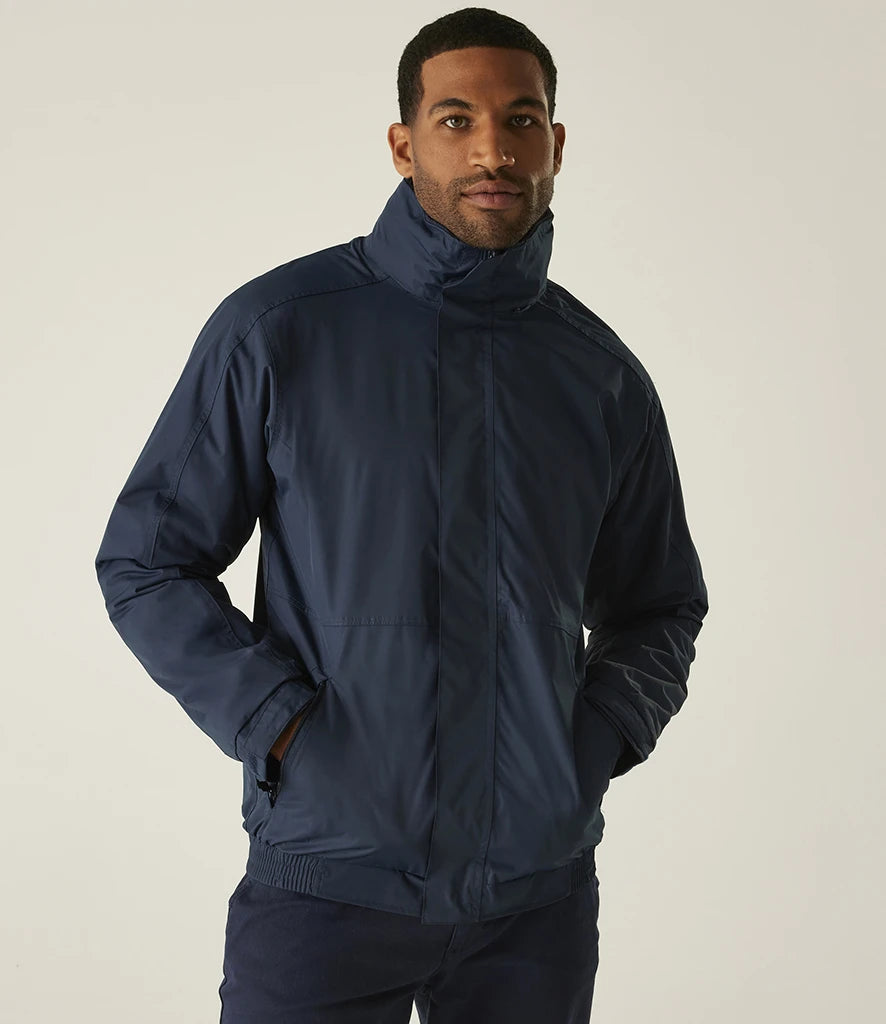 Regatta Dover Waterproof Insulated Jacket in Navy/Navy, front view
