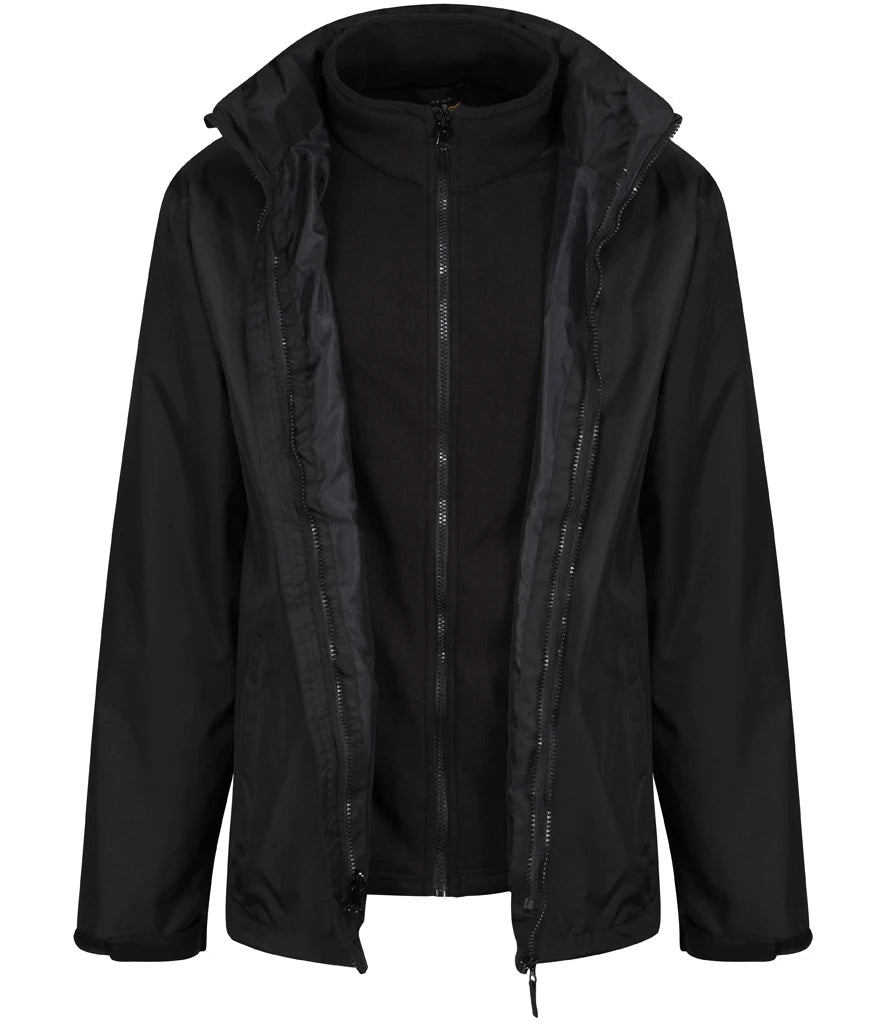 Regatta Classic Waterproof 3-in-1 Jacket — Black