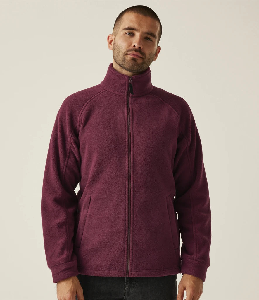 Regatta Thor III Fleece Jacket in Bordeaux, front view