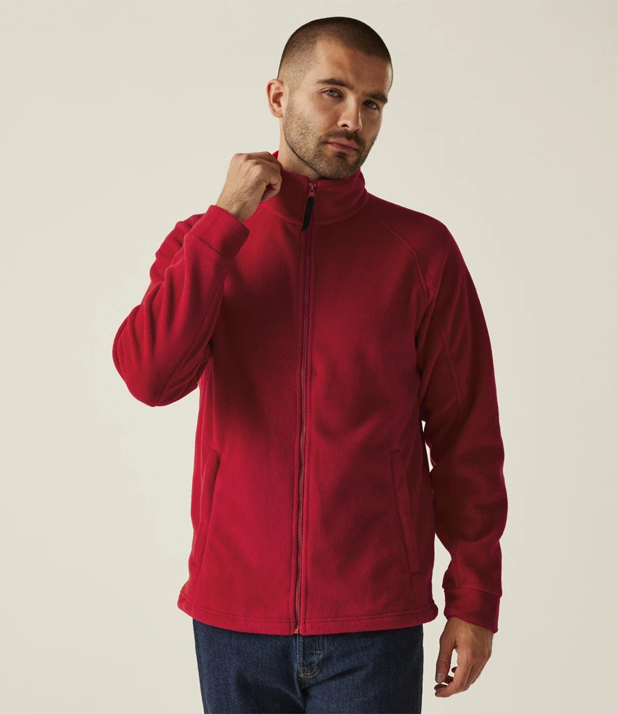 Regatta Thor III Fleece Jacket in Classic Red, front view