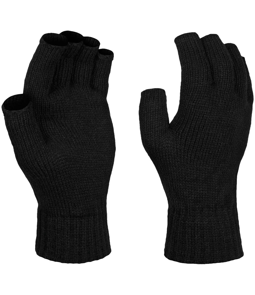 Regatta Fingerless Mitts — Black
