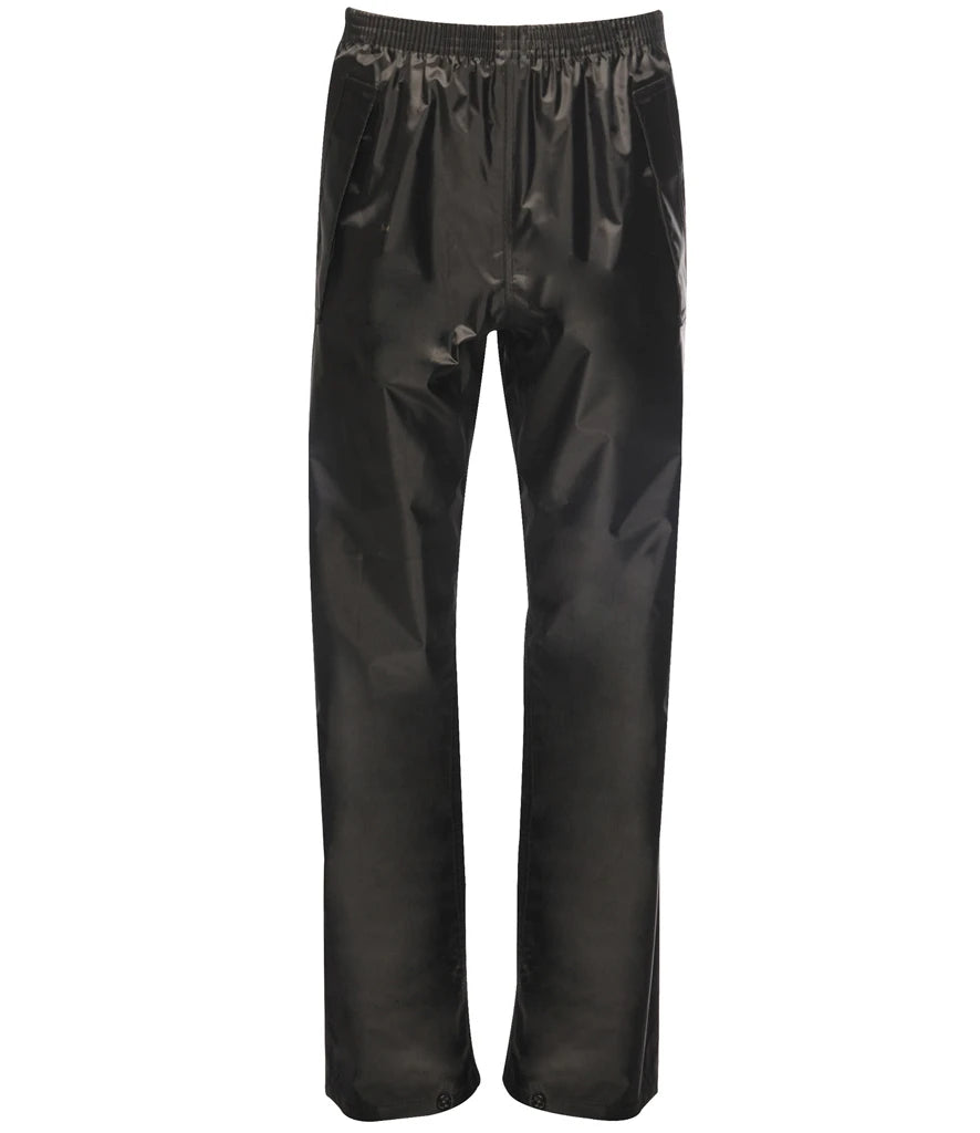 Regatta Kids Pro Stormbreak Overtrousers — Black