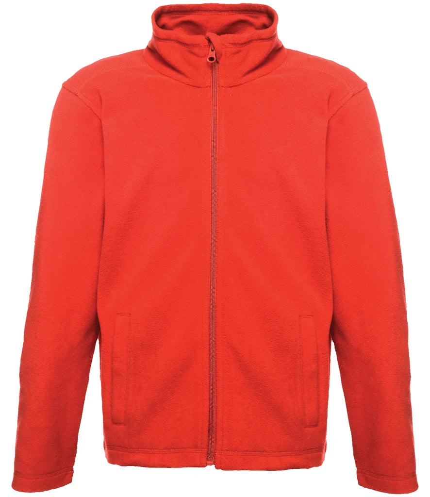 Regatta Kids Brigade II Micro Fleece Jacket — Classic Red