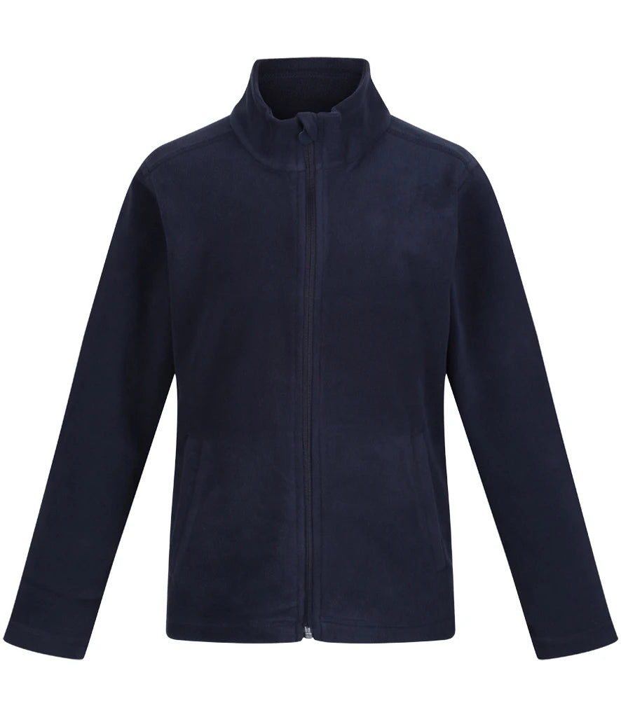 Regatta Kids Brigade II Micro Fleece Jacket — Navy