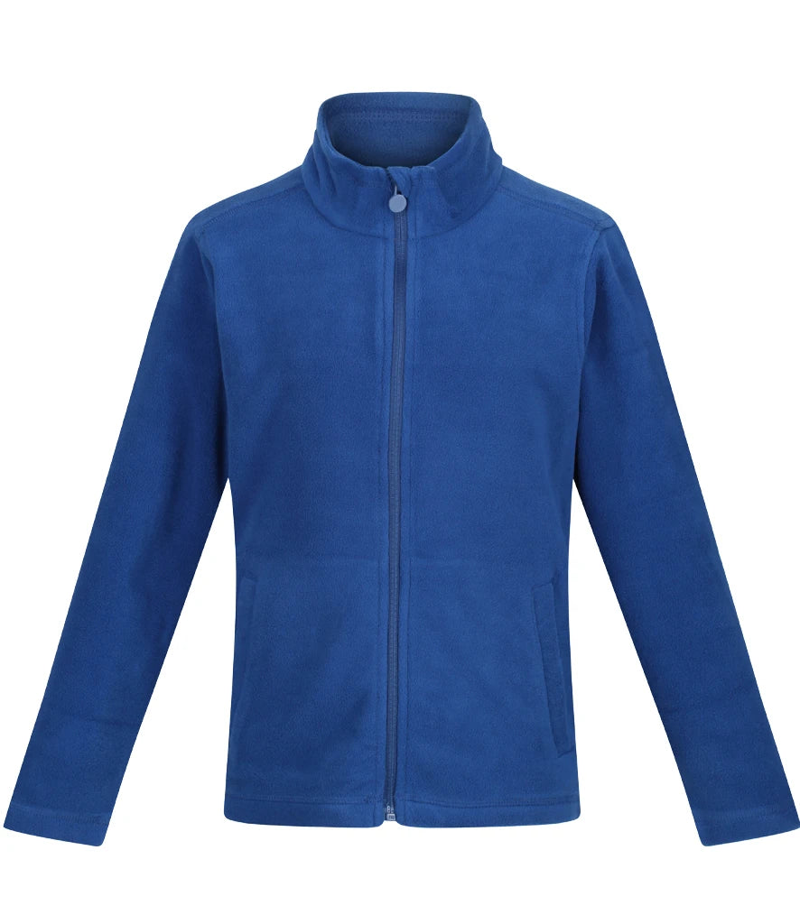 Regatta Kids Brigade II Micro Fleece Jacket — Royal Blue