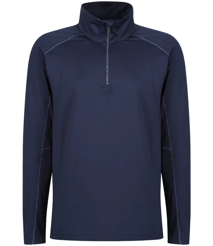 Regatta Core Stretch Half Zip Midlayer Top — Navy