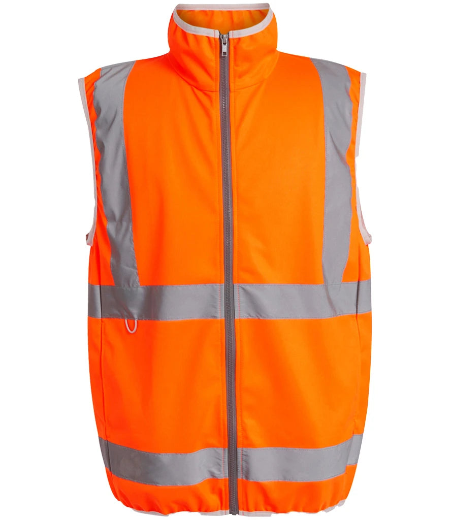 Regatta High Visibility Pro Full Zip Gilet — Orange