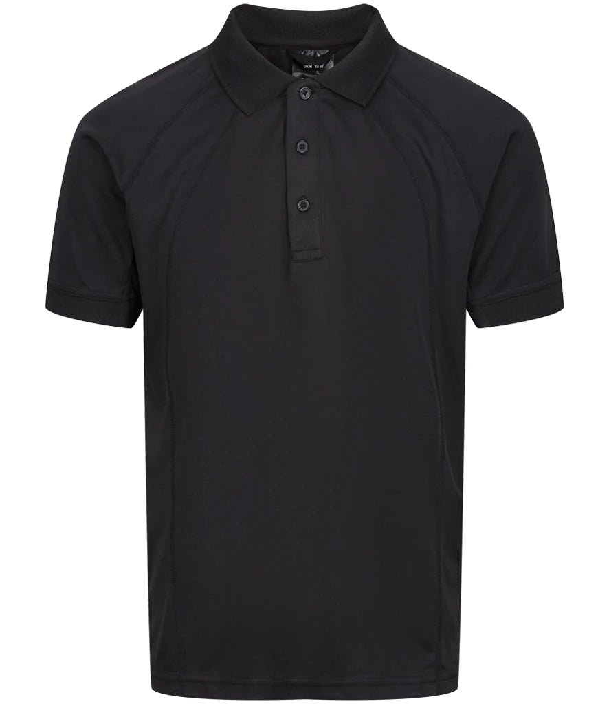 Regatta Coolweave Piqué Polo Shirt — Black