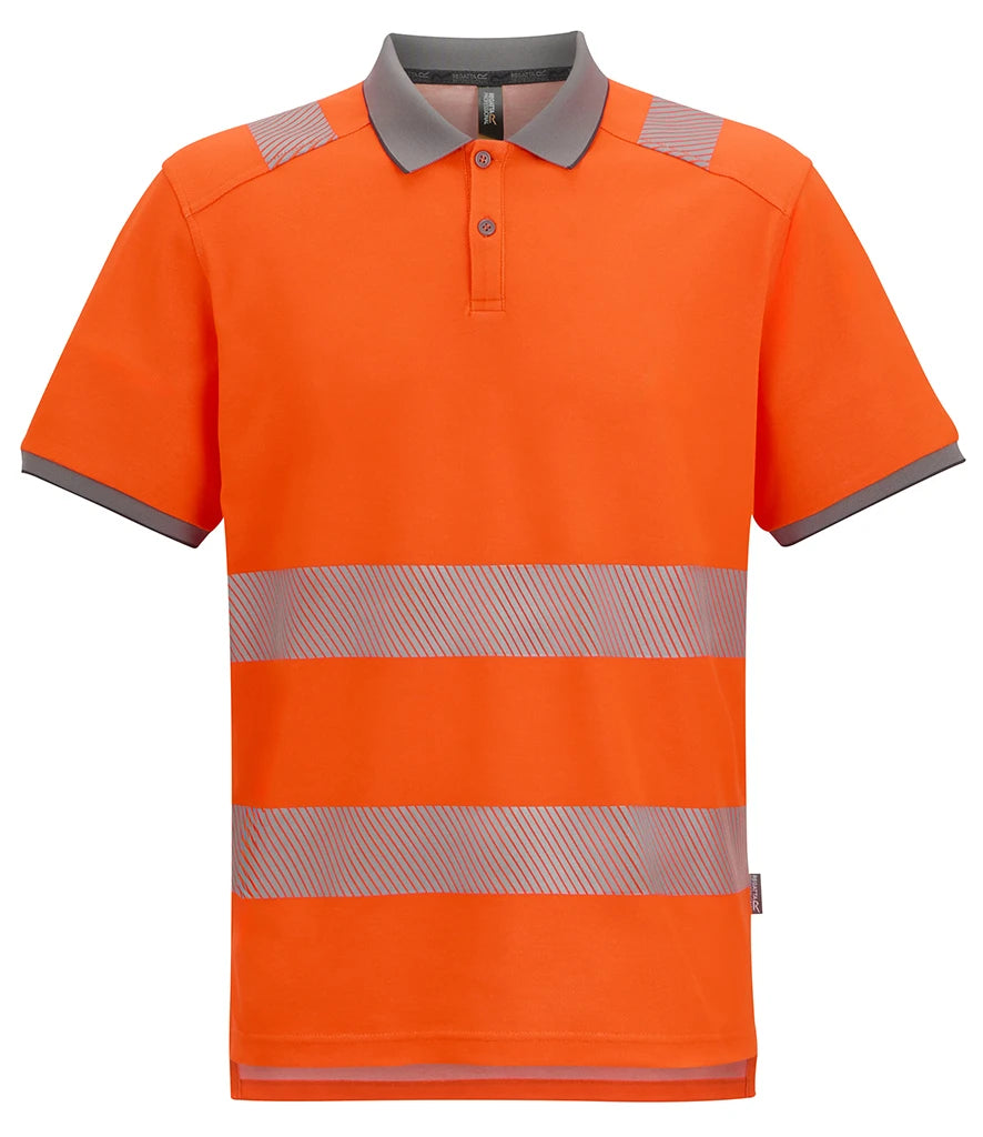 Regatta High Visibility Pro Comfort Polo Shirt — Orange