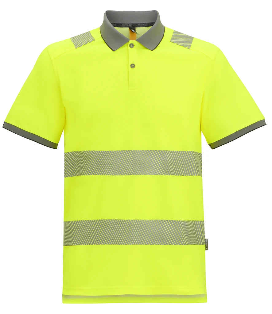 Regatta High Visibility Pro Comfort Polo Shirt — Yellow