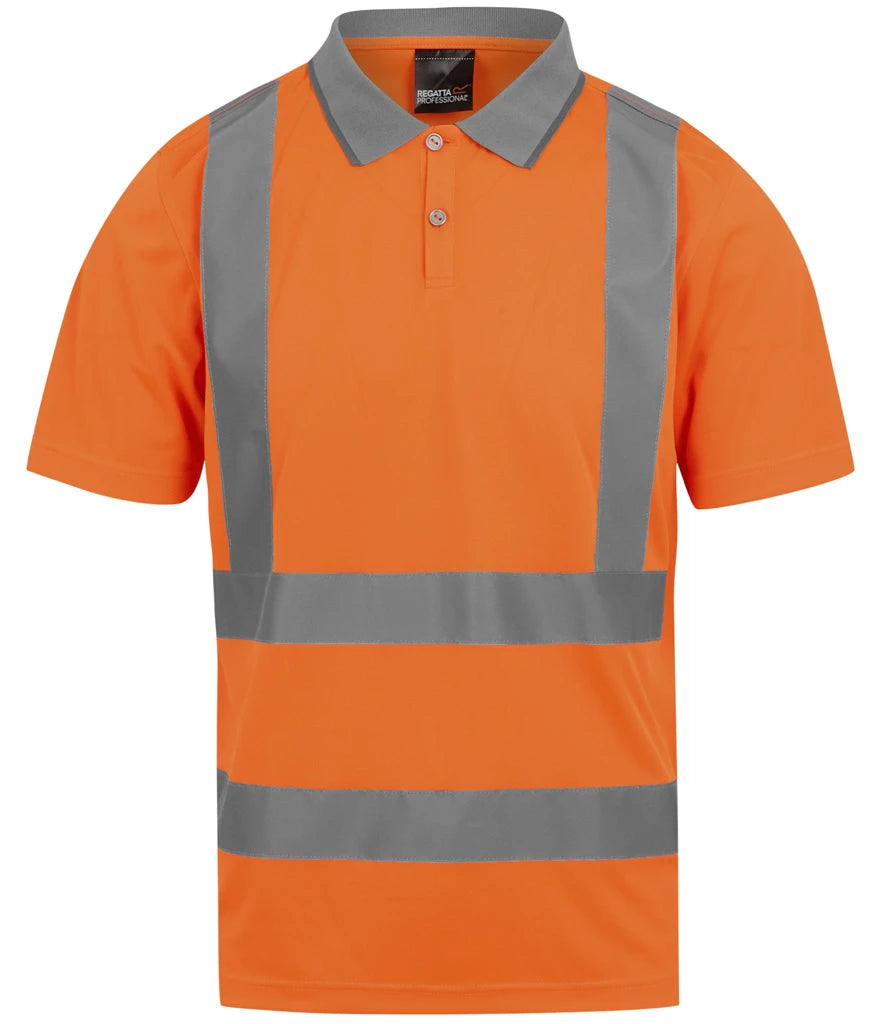 Regatta High Visibility Pro Contract Polo Shirt — Orange