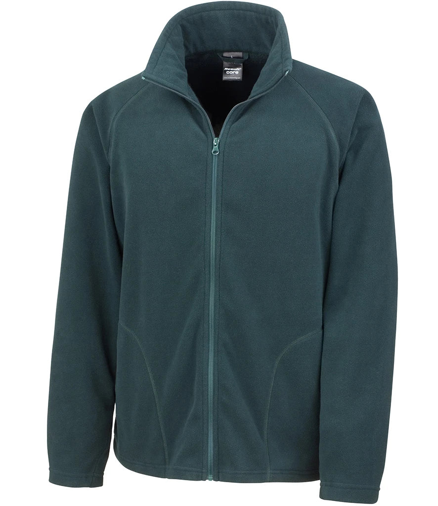Result Core Micro Fleece Jacket — Forest Green