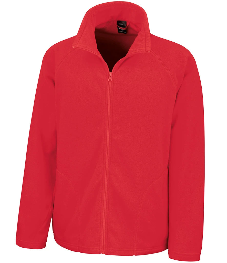 Result Core Micro Fleece Jacket — Red