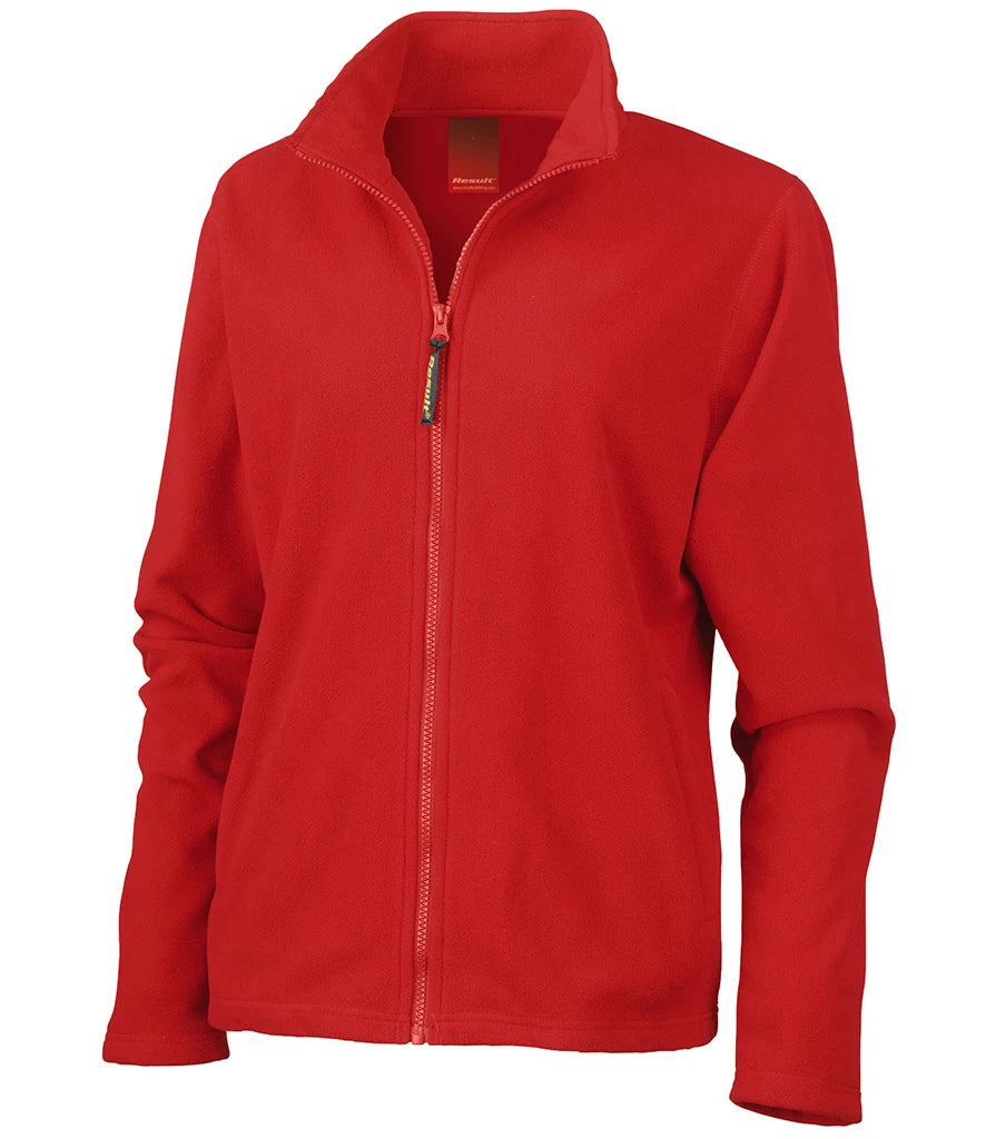 Result Ladies Horizon High Grade Micro Fleece Jacket — Cardinal Red