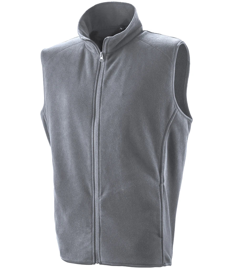 Result Core Micro Fleece Gilet — Charcoal