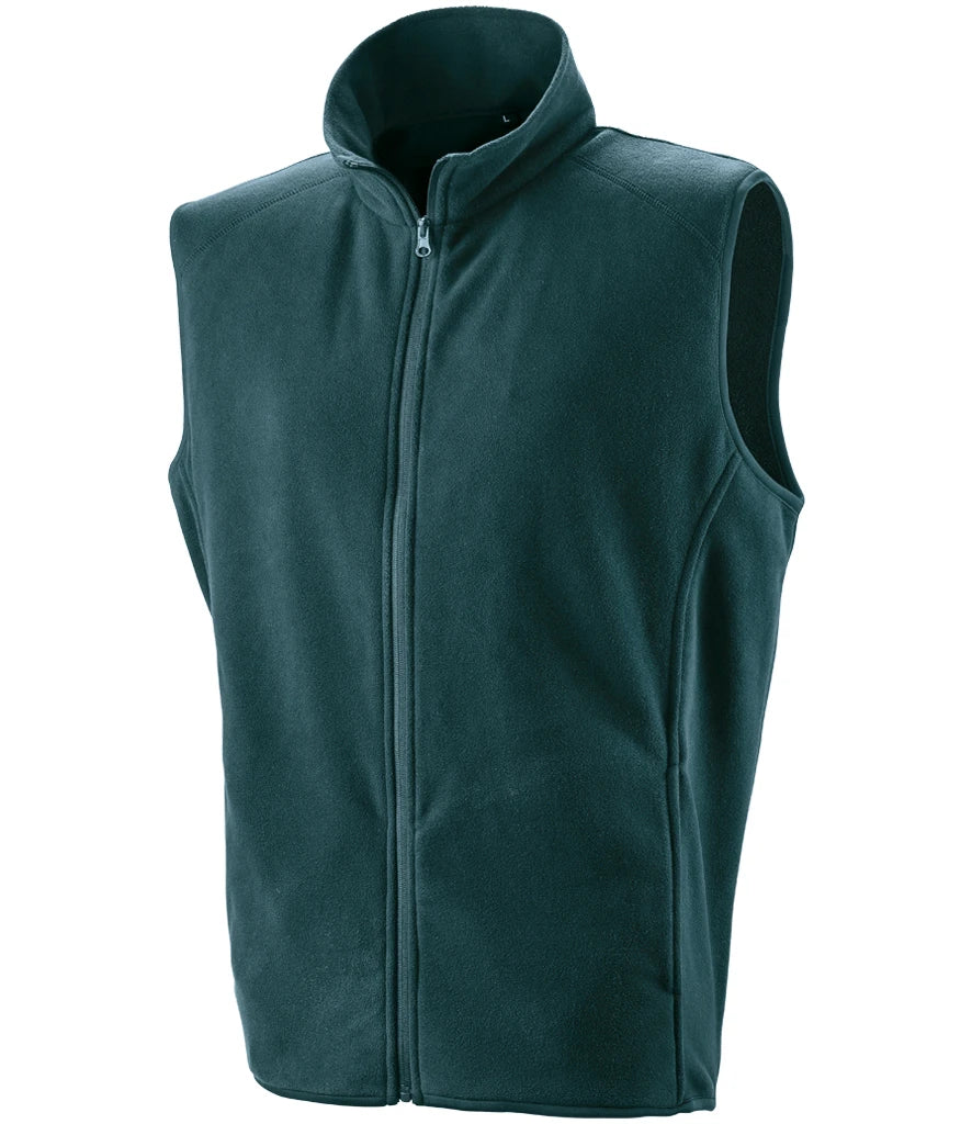 Result Core Micro Fleece Gilet — Forest Green
