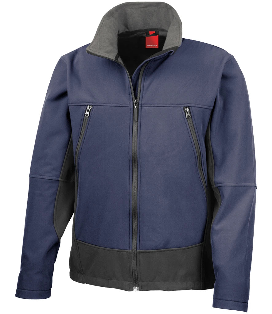Result Soft Shell Activity Jacket — Navy