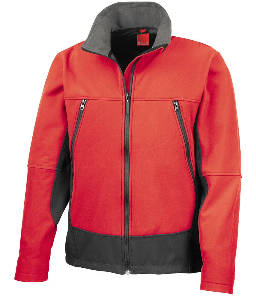 Result Soft Shell Activity Jacket — Red