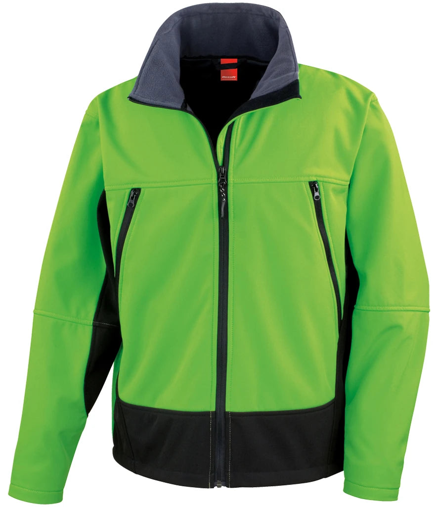 Result Soft Shell Activity Jacket — Vivid Green