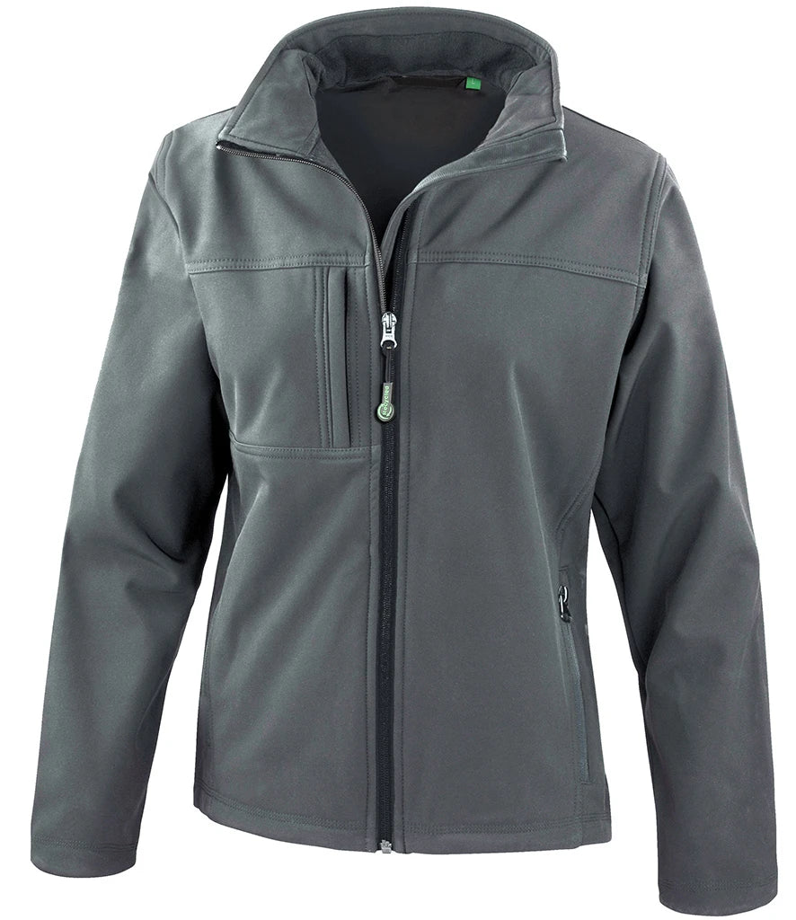 Result Recycled Ladies Classic Soft Shell Jacket — Grey