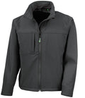Result Recycled Classic Soft Shell Jacket — Black