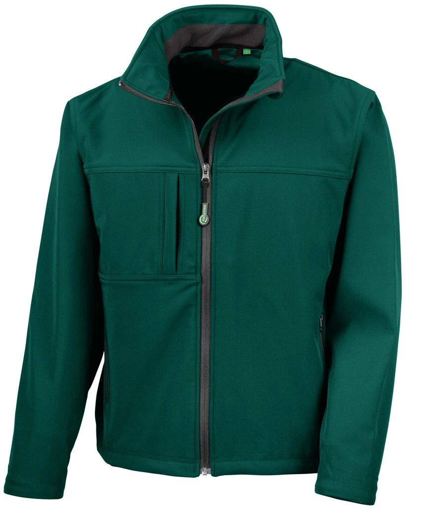 Result Recycled Classic Soft Shell Jacket — Bottle Green