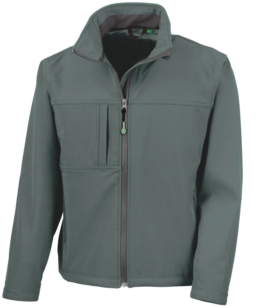 Result Recycled Classic Soft Shell Jacket — Grey