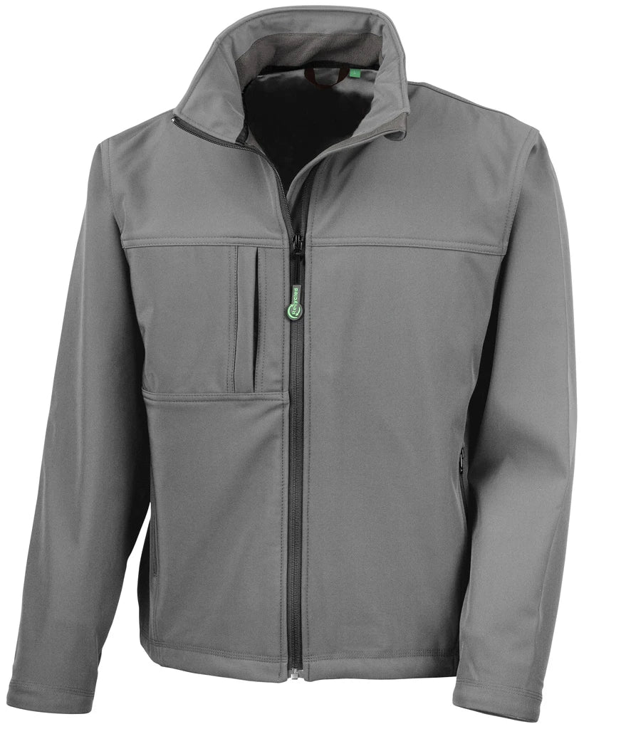 Result Recycled Classic Soft Shell Jacket — Workguard Grey
