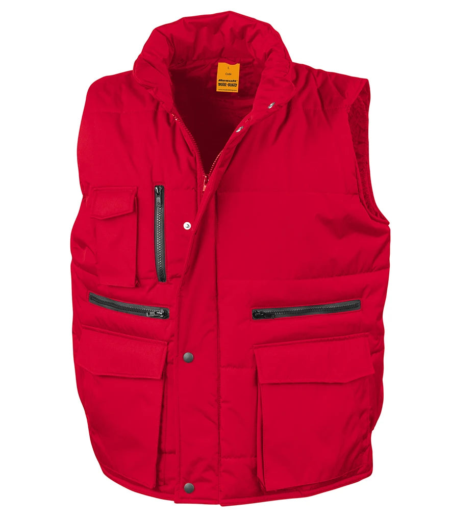 Result Work-Guard Lance Bodywarmer — Red