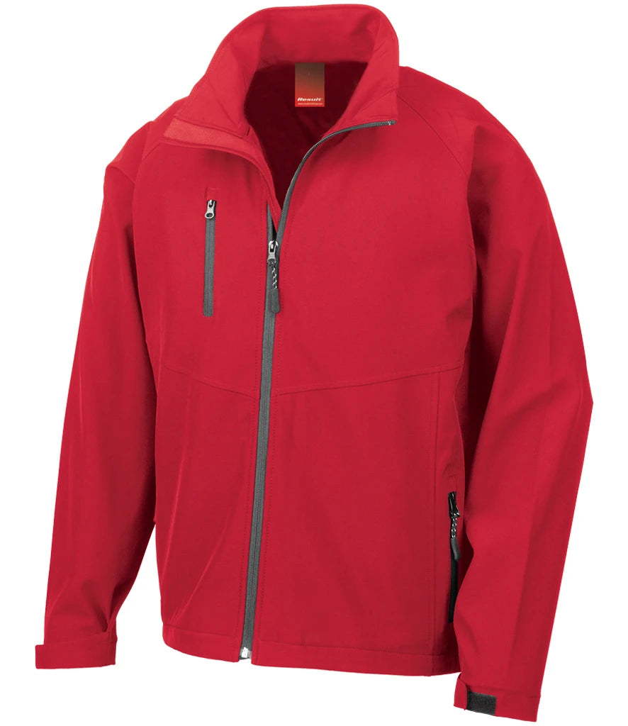 Result Base Layer Soft Shell Jacket — Red