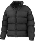 Result Recycled Ladies Holkham Down Feel Jacket — Black