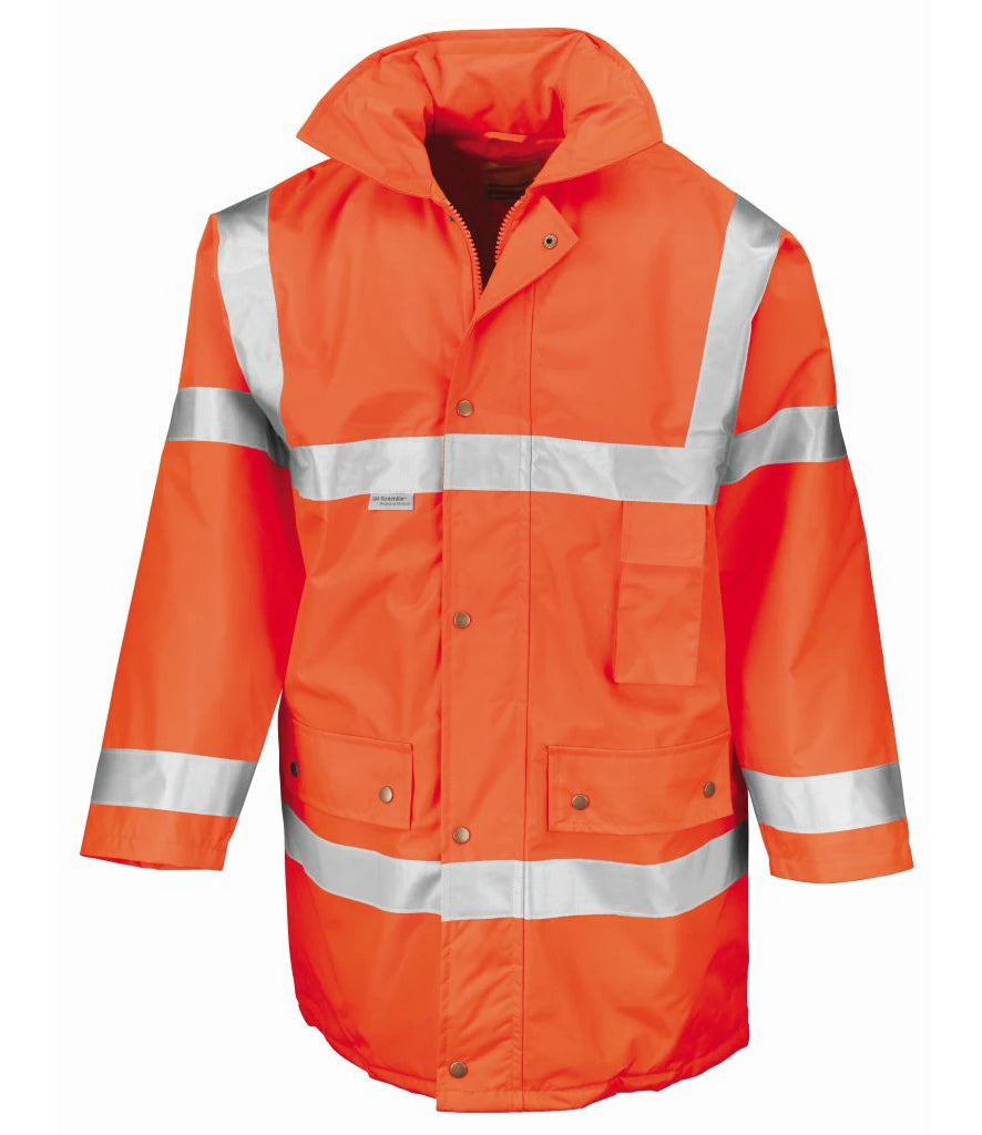 Result Safe-Guard Hi-Vis Safety Jacket — Orange