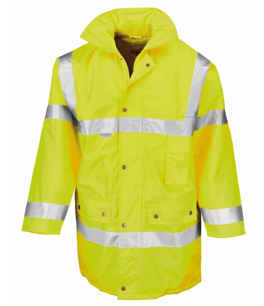 Result Safe-Guard Hi-Vis Safety Jacket — Yellow