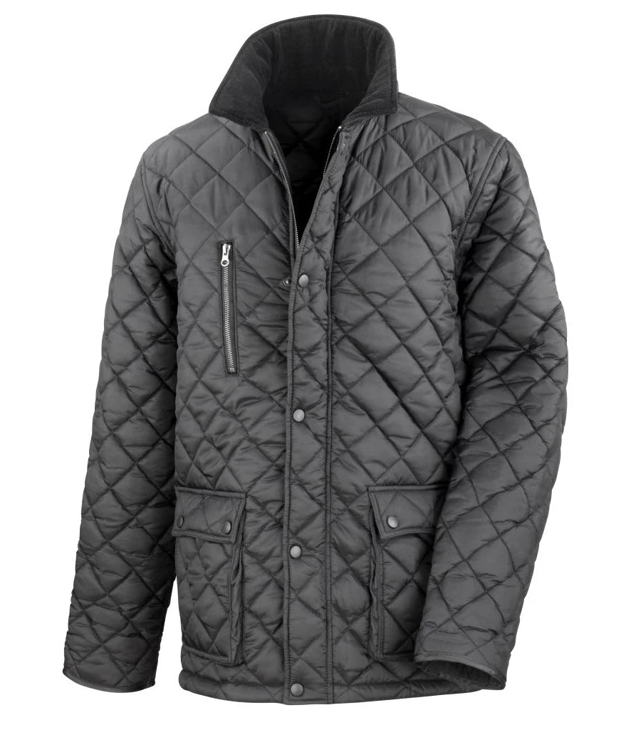 Result Urban Cheltenham Gold Jacket — Black