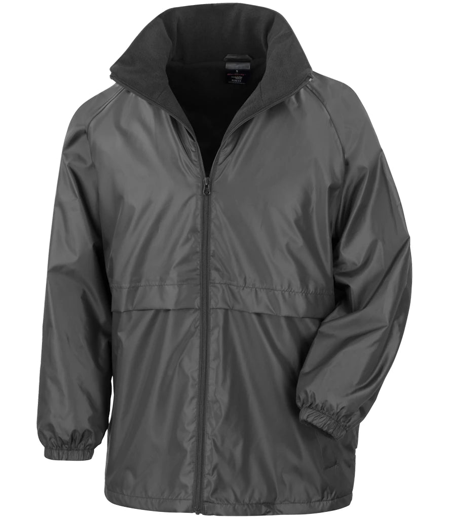 Result Core Micro Fleece Lined Jacket — Black