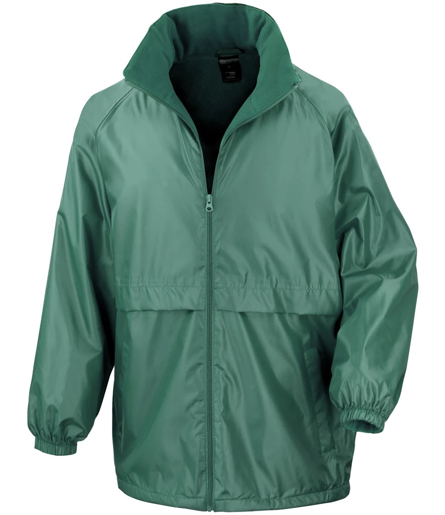 Result Core Micro Fleece Lined Jacket — Bottle Green