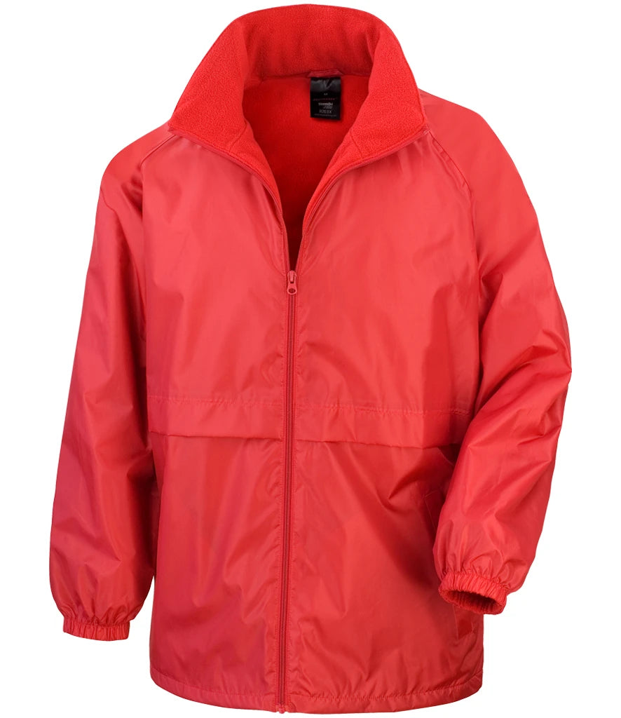 Result Core Micro Fleece Lined Jacket — Red
