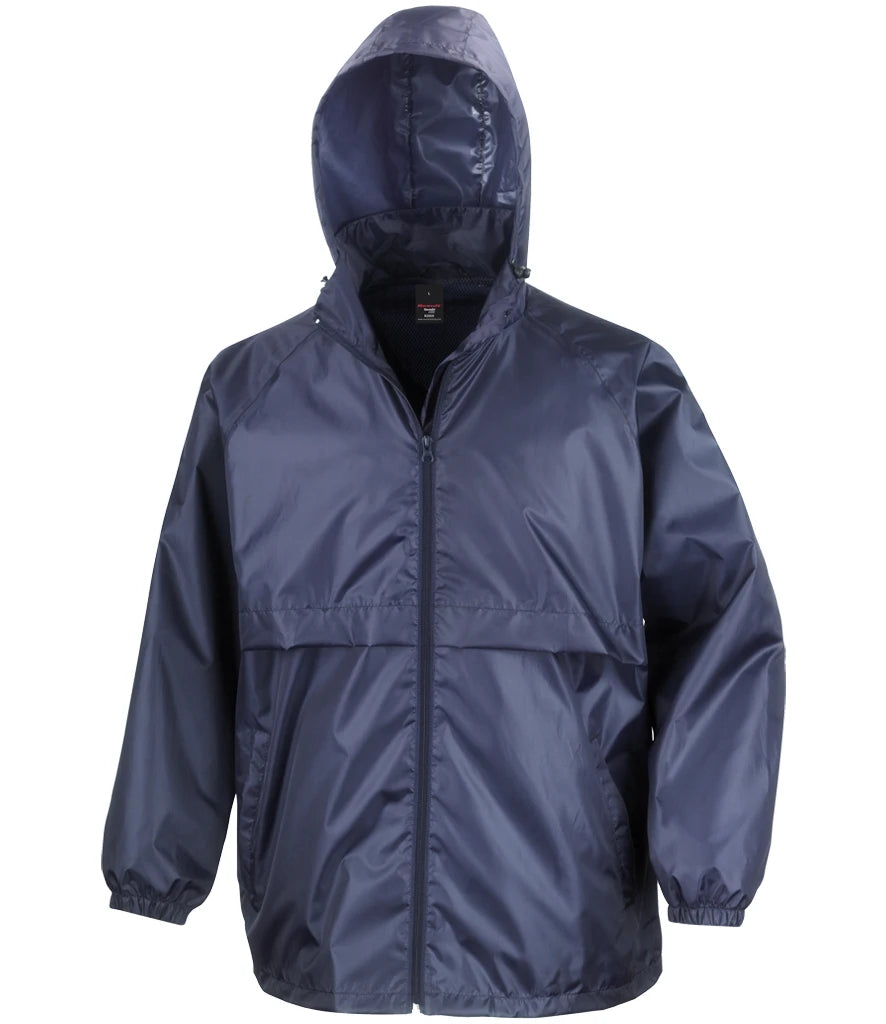 Result Core Lightweight Lined Waterproof Jacket — Navy