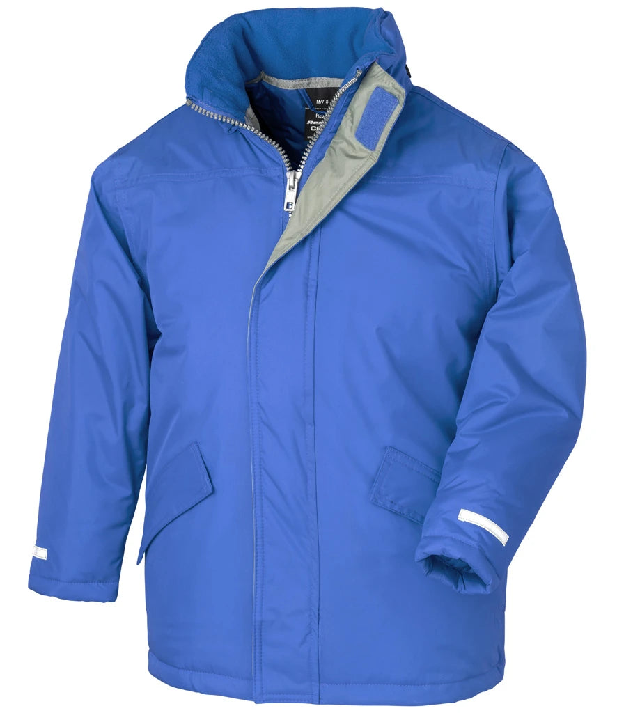 Result Core Kids Winter Parka Jacket — Royal Blue