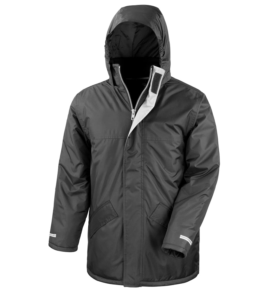 Result Core Winter Parka Jacket — Black