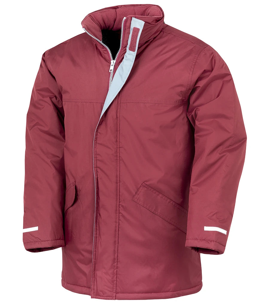 Result Core Winter Parka Jacket — Burgundy