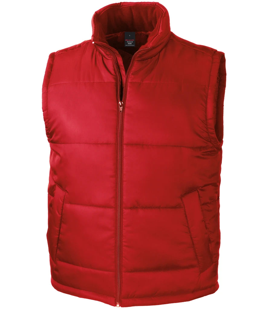 Result Core Padded Bodywarmer — Red