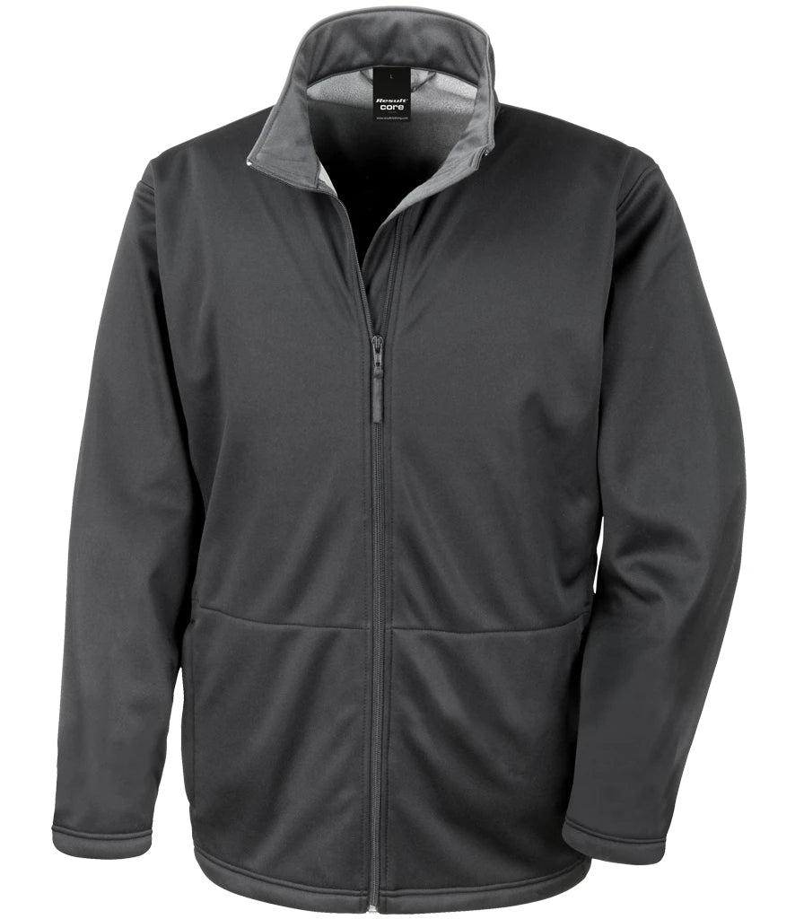Result Core Soft Shell Jacket — Black