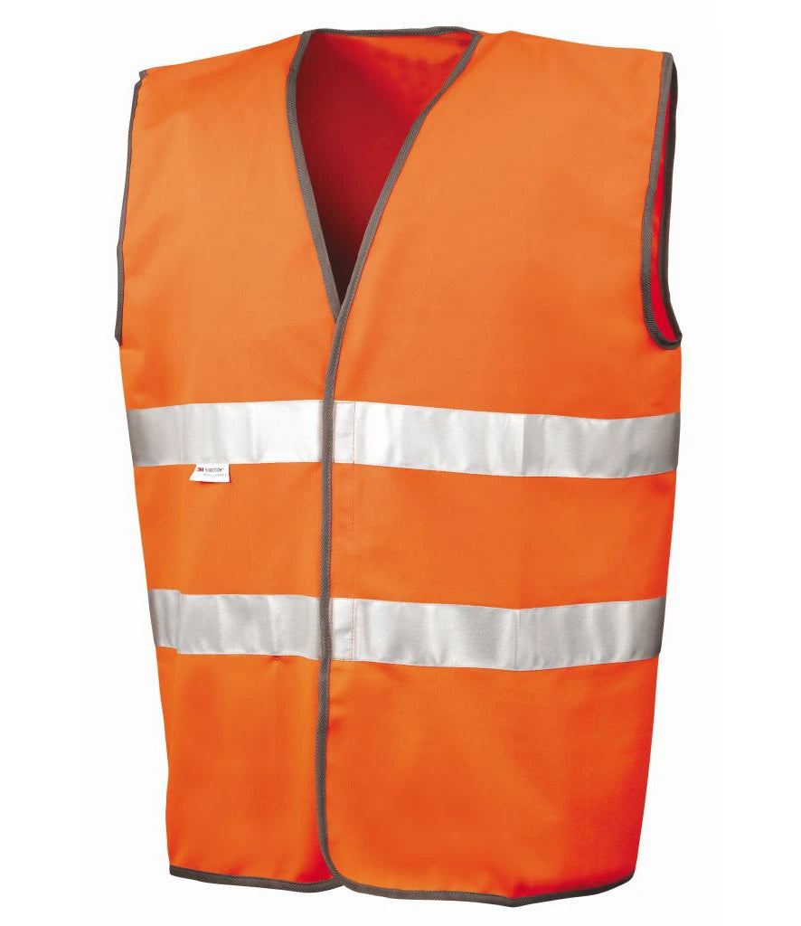 Result Safe-Guard Motorist Hi-Vis Safety Vest — Orange