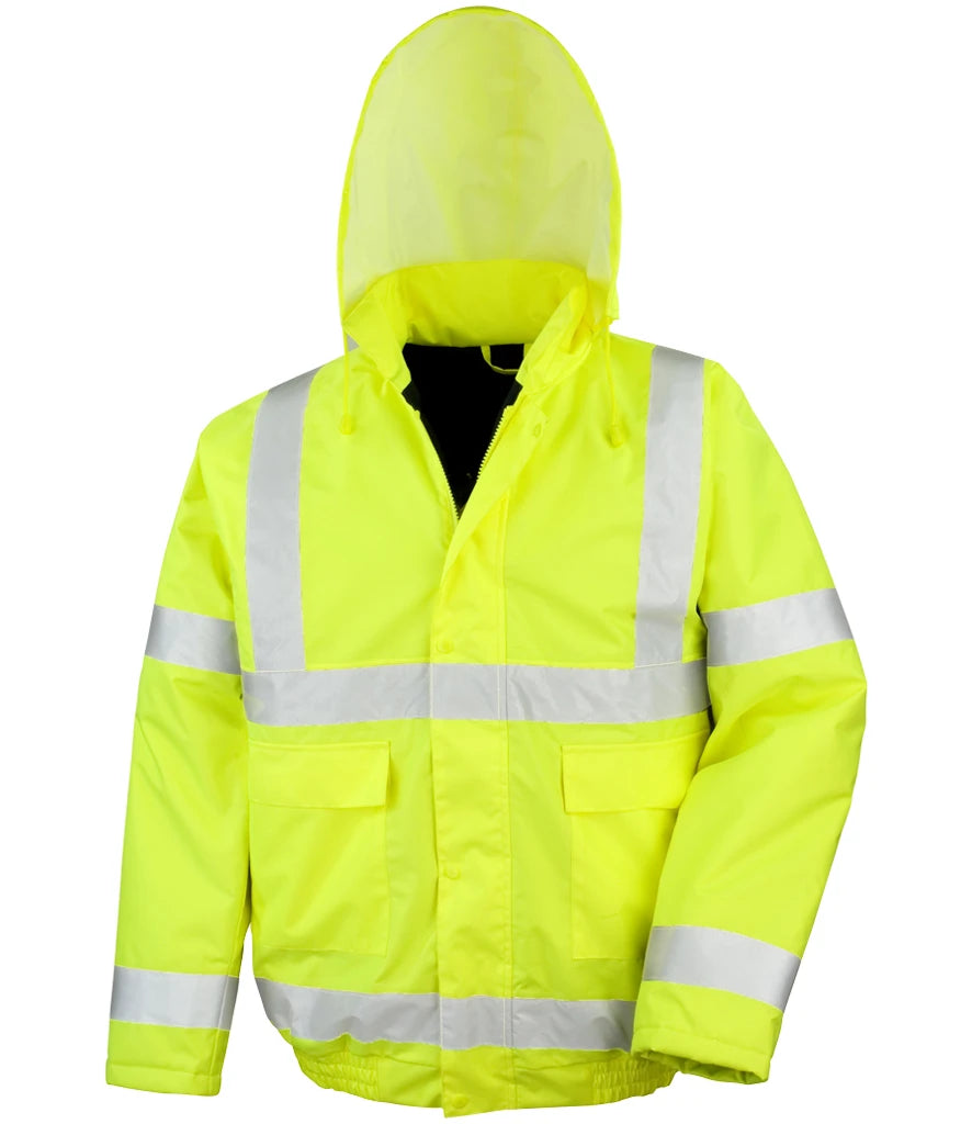 Result Core Hi-Vis Winter Blouson Jacket — Fluorescent Yellow