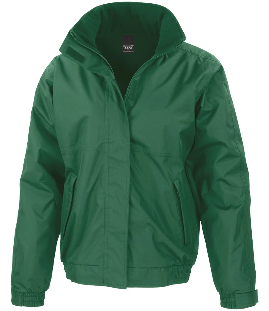 Result Recycled Channel Jacket — Bottle Green
