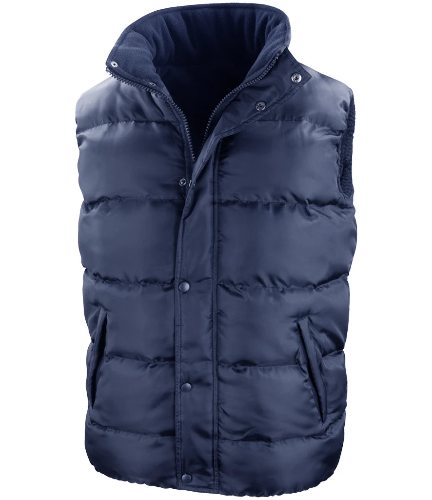 Result Core Nova Lux Padded Bodywarmer — Navy