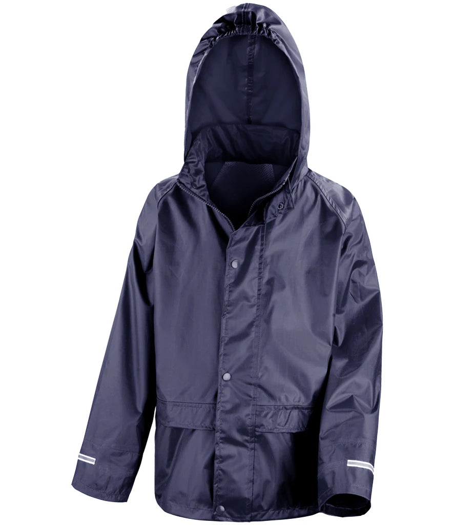 Result Core Kids Waterproof Over Jacket — Navy