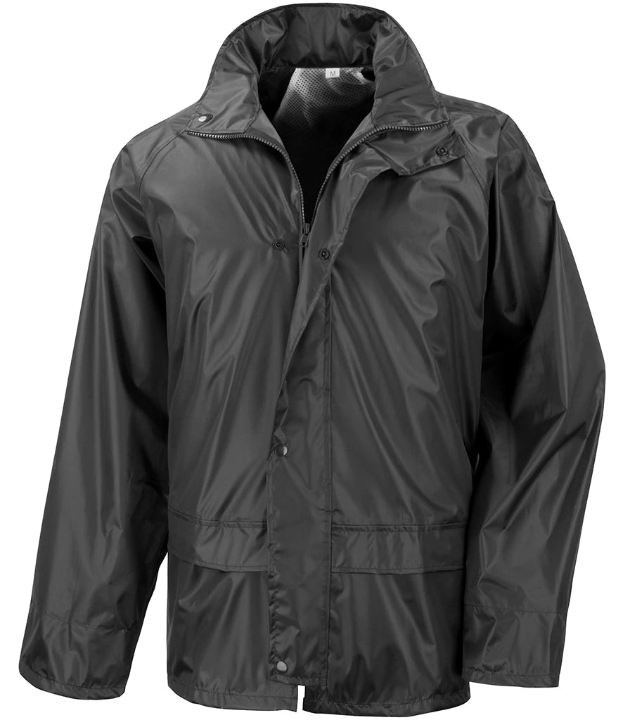 Result Core Waterproof Over Jacket — Black