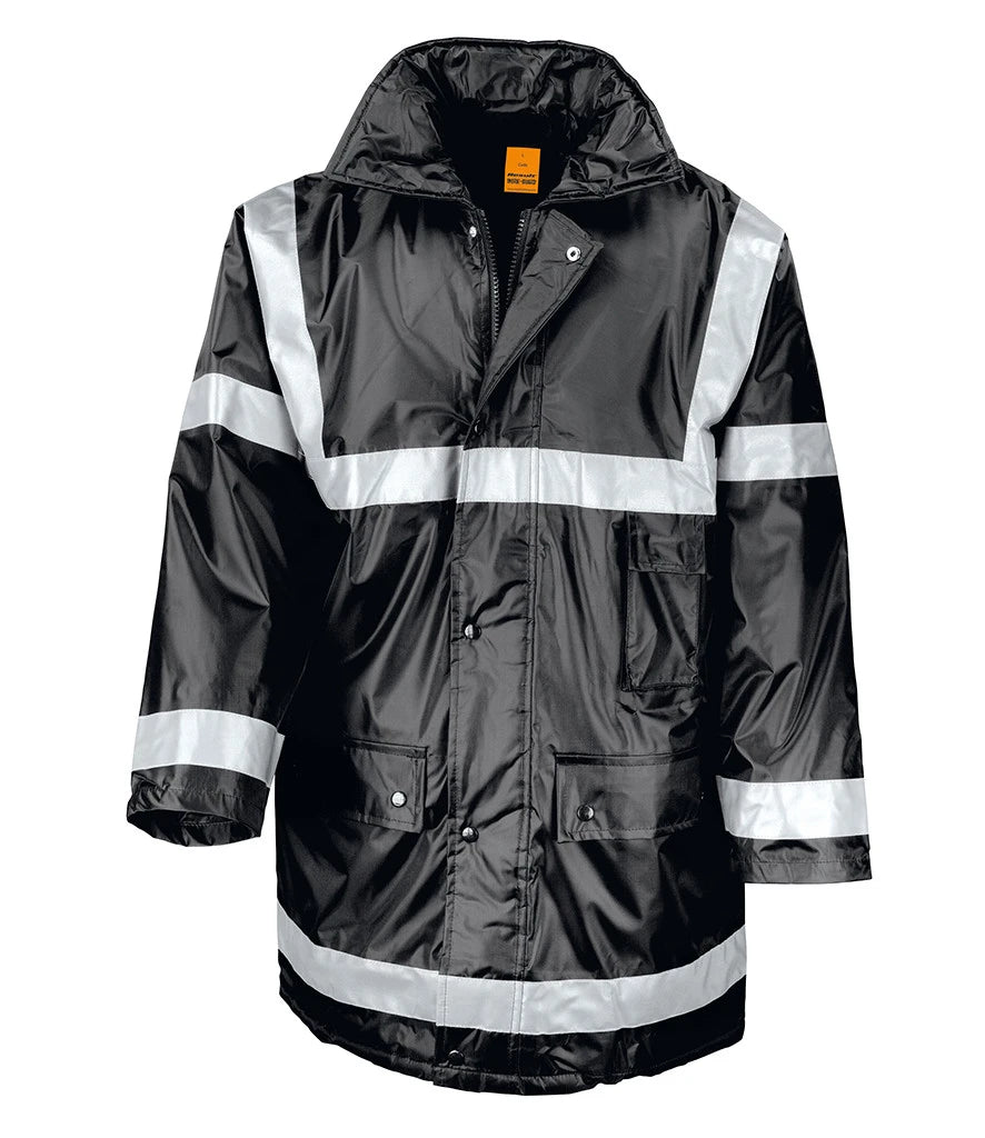 Result Work-Guard Management Coat — Black